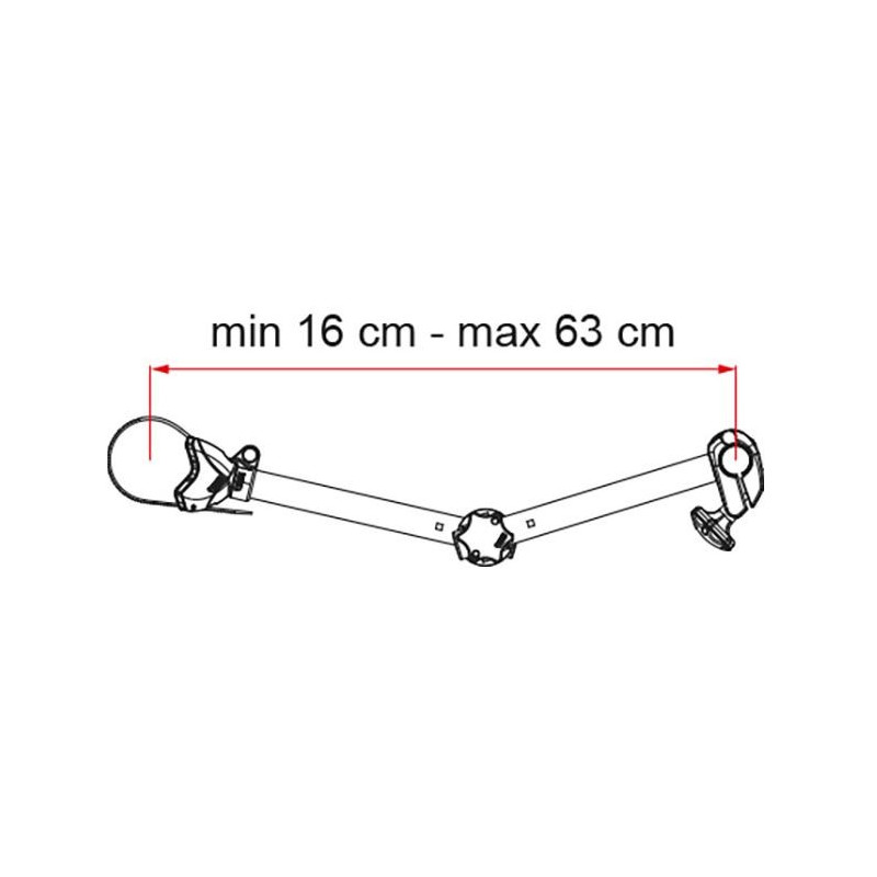 Bike Block Pro S D2 FIAMMA dispositif de blocage vélos articulé pour