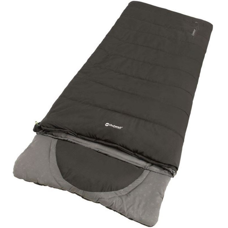 Outwell Contour Midnight Black Sac De Couchage Camping R Versible Chaud