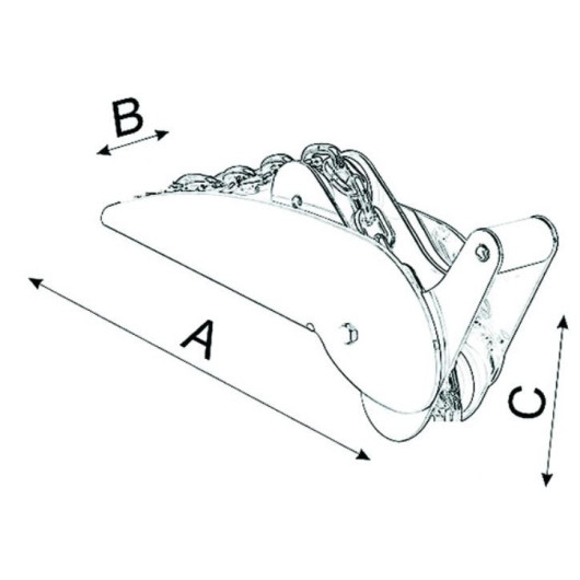 Davier à bascule ancre charrue PLASTIMO Accessoire pour mouillage en