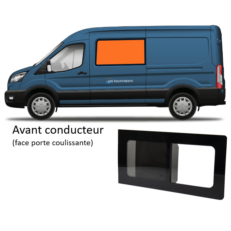 Fen Tre Lat Rale Carbest Ford Transit Depuis Baie Coulissante