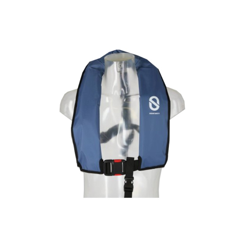 Gilet Gonflable D Clenchement Manuel Ocean Safety Xf Bleu Clair