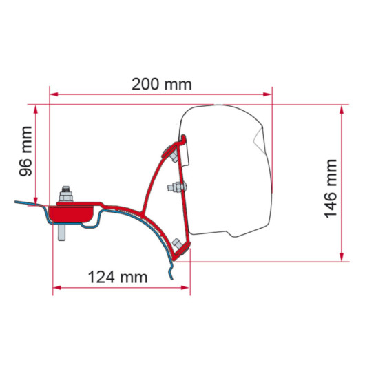 Kit De Fixation Fiamma F S Montage Store De Paroi Sp Cial Vw T T