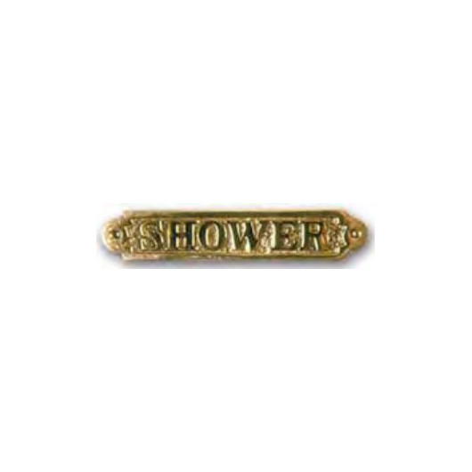 FS Plaque laiton shower