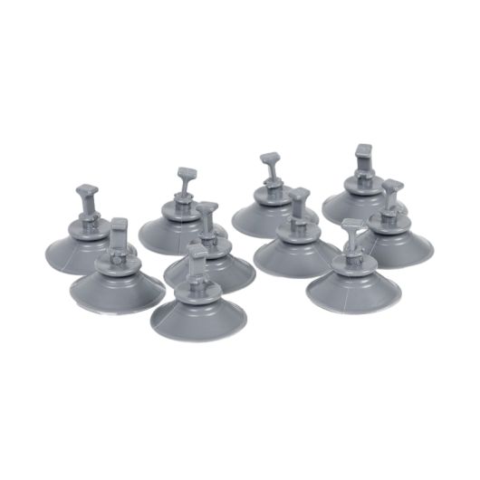 Ventouses en caoutchouc - aménagement intérieur du van - gris