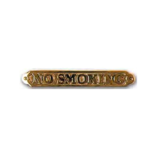 FS Plaque laiton no smoking