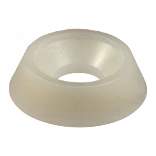 Rondelle nylon Marinox à cuvette décolletée pour bateau ou camping-car | Visserie marine nylon