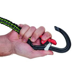 WICHARD Longe Proline Extensible 2M | 3 Mousquetons | témoin d'usure Longe Proline extensible 2 m 3 mousquetons Wichard | Longe, harnais & ligne de vie | sécurité en mer | aluminium anodisé