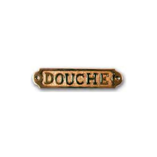 FS Plaque laiton douche