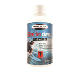 Bidon de 250 mL de bactéricide Nautix Bacterclean | Désinfection des combinaisons néoprène