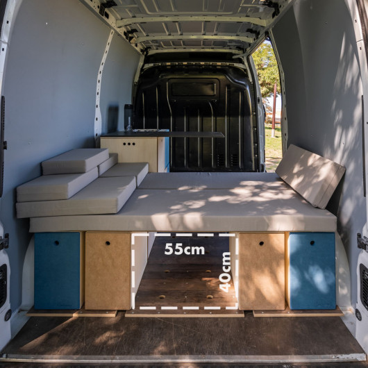 Kit meubles amovibles pour Renault Master 3 Combeing | Aménagement intérieur fourgon et van