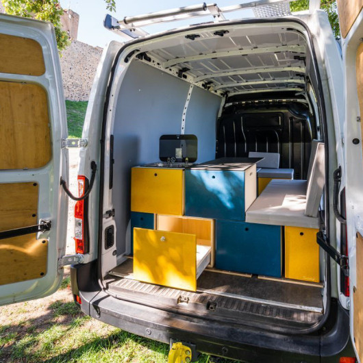 Kit meubles amovibles pour Renault Master 3 Combeing | Aménagement intérieur fourgon et van | Modulable