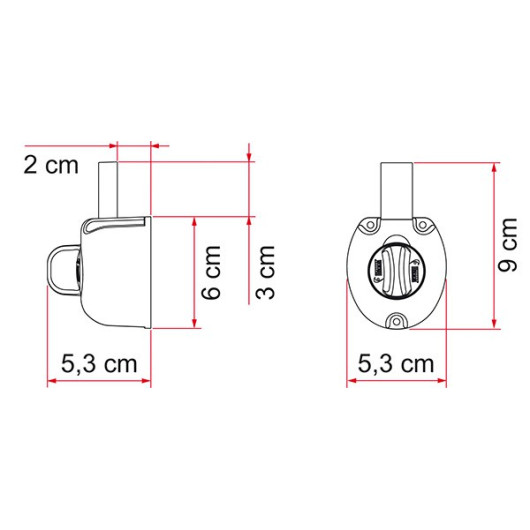 Safe Door Guardian FIAMMA - verrou, serrure de sécurité intérieur pour porte camping-car et fourgon