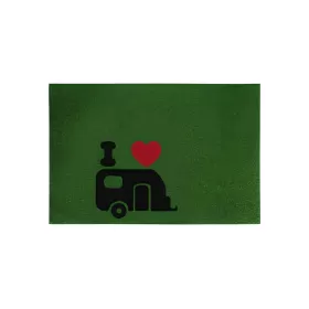 Tapis d'entrée I love caravane Travellife | Paillasson pour van aménagé, camping-car et fourgon