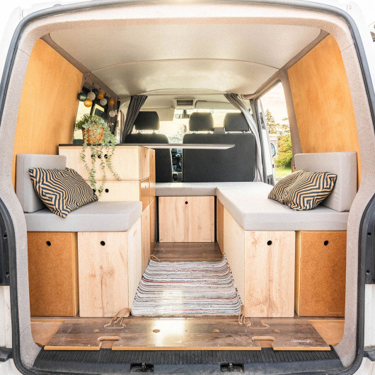 Kit meubles amovibles pour VW T6 / T6.1 Combeing | Aménagement intérieur fourgon et van | Ameublement bois