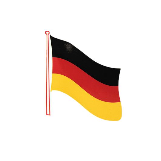 Autocollant drapeau Allemagne - personnalisation du camping-car - visuel