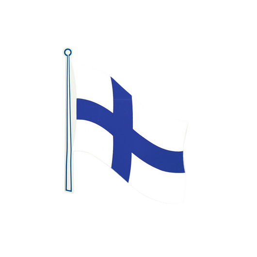 Autocollant drapeau Finlande - personnalisation du camping-car - visuel