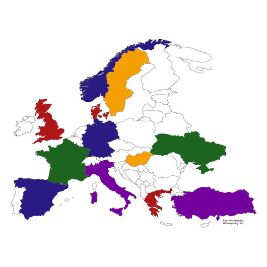 Autocollants Europe - personnalisation du camping-car - visuel