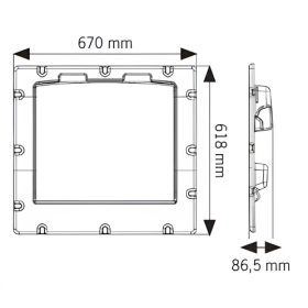 SOLTHERME Table rabattable porte arrière | Ducato X290 Table porte arrière - Ducato, Peugeot, Boxer après 2014 - visuel