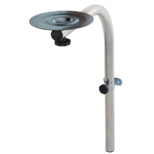 Pied de table pivotant confort Carbest | pied intérieur amovible pour van et fourgon aménagé
