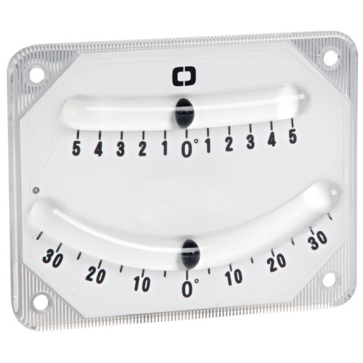 Gitomètre 45°-0°-45° Osculati | indicateur d'angle de gîte pour bateau