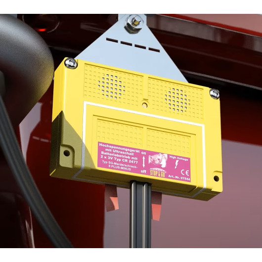 Equerre de fixation facile appareils anti martres Stop&Go | Moustique, insecte & nuisible véhicule | installation facile