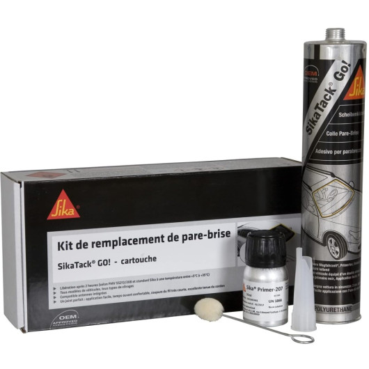 SIKA Kit SikaTackGo kit complet pour installation de baie et fenêtre sur véhicule, van et camping-car
