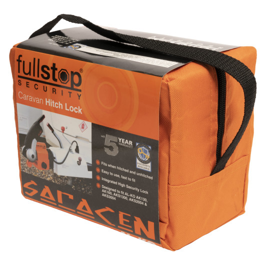 Antivol Ultra attelage de remorque Fullstop Security | Tête d'attelage & antivol |sécurité caravane | sac de rangement