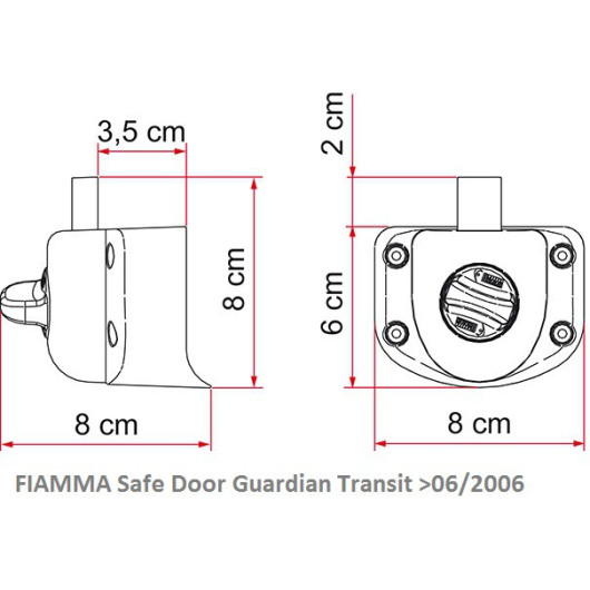 FIAMMA Safe Door Guardian Transit