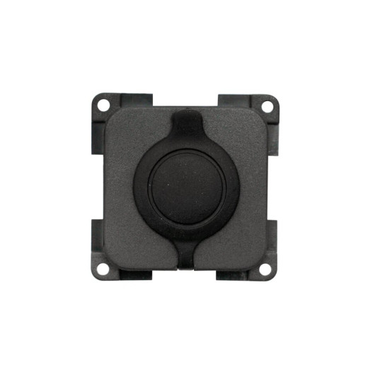 Equipement électrique pour bateaux, camping-cars et fourgons aménagés : CBE Prise 12V femelle type allume-cigare, encastrable.