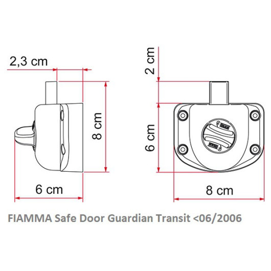 FIAMMA Safe Door Guardian Transit