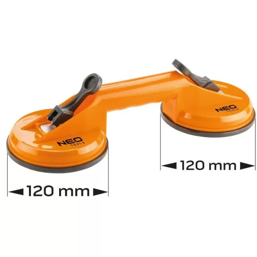 Poignée baie et tôle double Neo | Levage vitrage & baie pour van et fourgon Aménagé | diamètre 120 mm