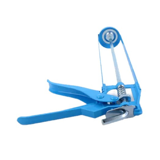 Pistolet squelette à mastic couleur bleu TREM - applicateur pour cartouche de mastic & colle 300 / 310 ml en bateau ou fourgon