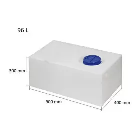 Réservoir rigide d'eau potable Osculati 96 L | Cuve bateau, van aménagé, caravane et camping-car