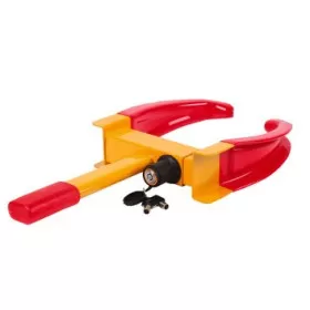 Sabot antivol en acier - dispositif de sécurité pour camping-car - barillet