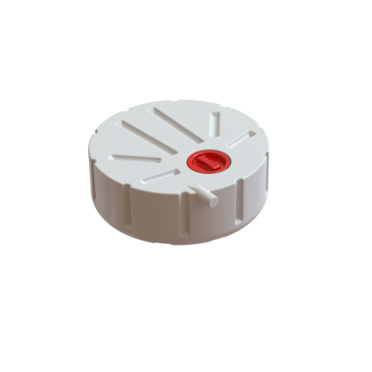 Réservoir d'eau rond APLAST de 53 L emplacement roue de secours | Réservoir eau propre