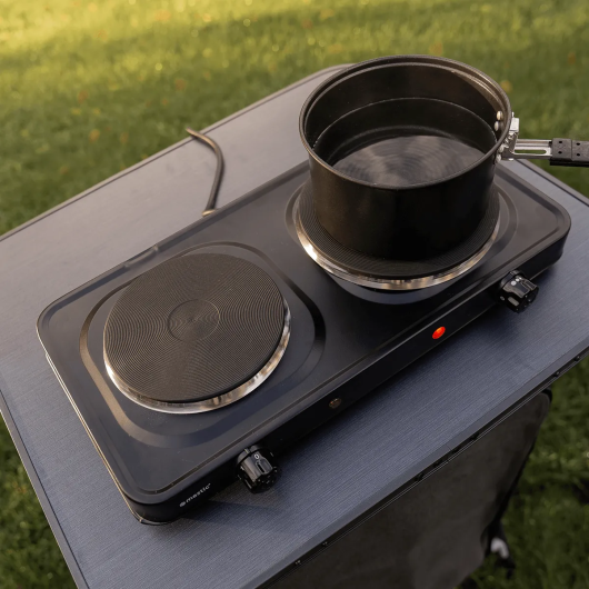 Réchaud électrique - appareil de cuisson nomade - camping