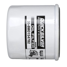 Filtre à huile QuickSilver 8M0154782 | cartouche pour moteur hors-bord de bateau Suzuki