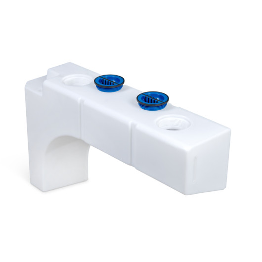 Réservoir de 95 L REICH spécial Ducato X250 / X290 | Réservoir eaux propres | Vue trappe de visite ouverte