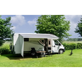 TRAVELLIFE Atina pare-soleil latéral Panneau latéral - pare-soleil pour store de camping-car - gris