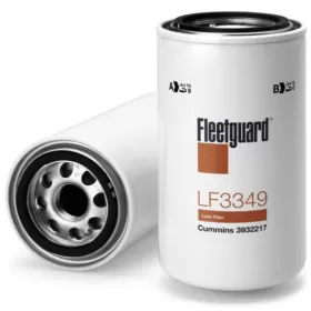 Filtre à huile Fleetguard LF3349 | filtre de remplacement pour moteur inbord de bateau