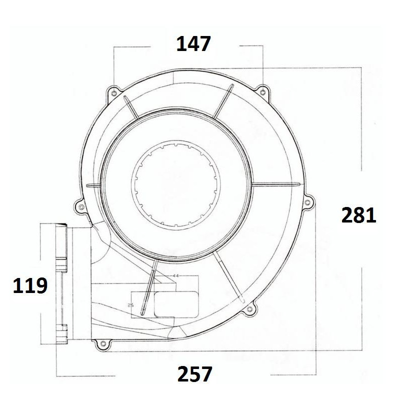 Ventilateur Aspirant Gaz De Cale OSCULATI 12V - Homologué RINA, Sécurité Bateau