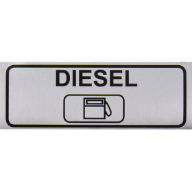 Autocollant Diesel Lilie | Signalisation pour van, fourgon aménagé | H2R Equipements
