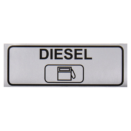 Autocollant Diesel Lilie | Signalisation pour van, fourgon aménagé | H2R Equipements