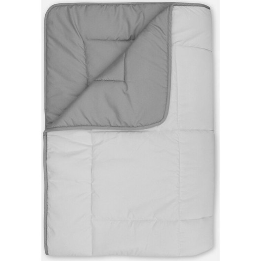 Couette 4 saisons 2 personnes - linge de lit pour van et fourgon - gris