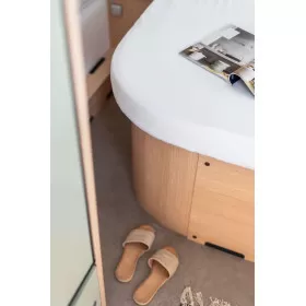 Drap-housse 160 cm en jersey - linge de lit camping-car, van et fourgon - stretch