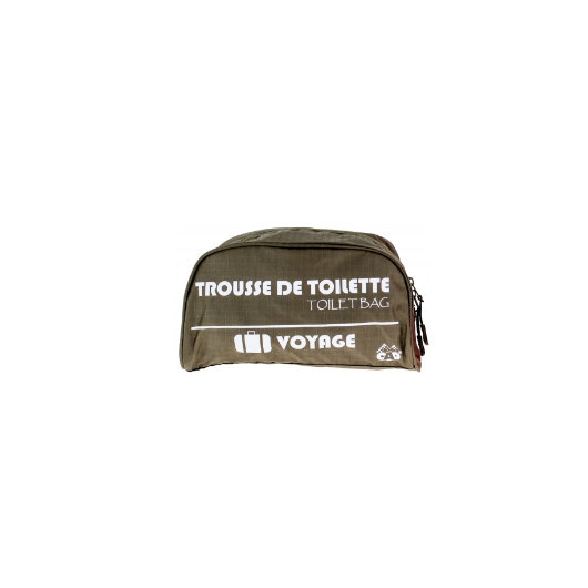 Trousse de toilette voyage van camping-car randonnée CAO | trousse à pharmacie | colori kaki