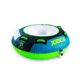 Bouée tractée Rumble Teal 1P Jobe | Bouée 1 personne | glisse nautique sensations extrêmes | 4 poignées