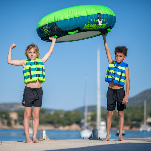Bouée tractée Rumble Teal 1P Jobe | Bouée 1 personne | glisse nautique sensations extrêmes | à tout âge
