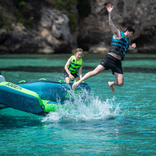 Bouée tractée Binar 2P Jobe | Bouée 2 personnes pour glisse en bateau à moteur ou jet ski | pour le fun