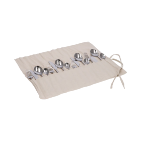 Pack 16 couverts en sac | Altea inox TRAVELLIFE Kit 16 couverts pour camping et van aménagé Altea Travellife | Vaisselle pour camping-car et plein air